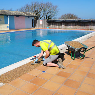 Trevornick Holiday Park new poolside Trevornick Holiday Park new poolside